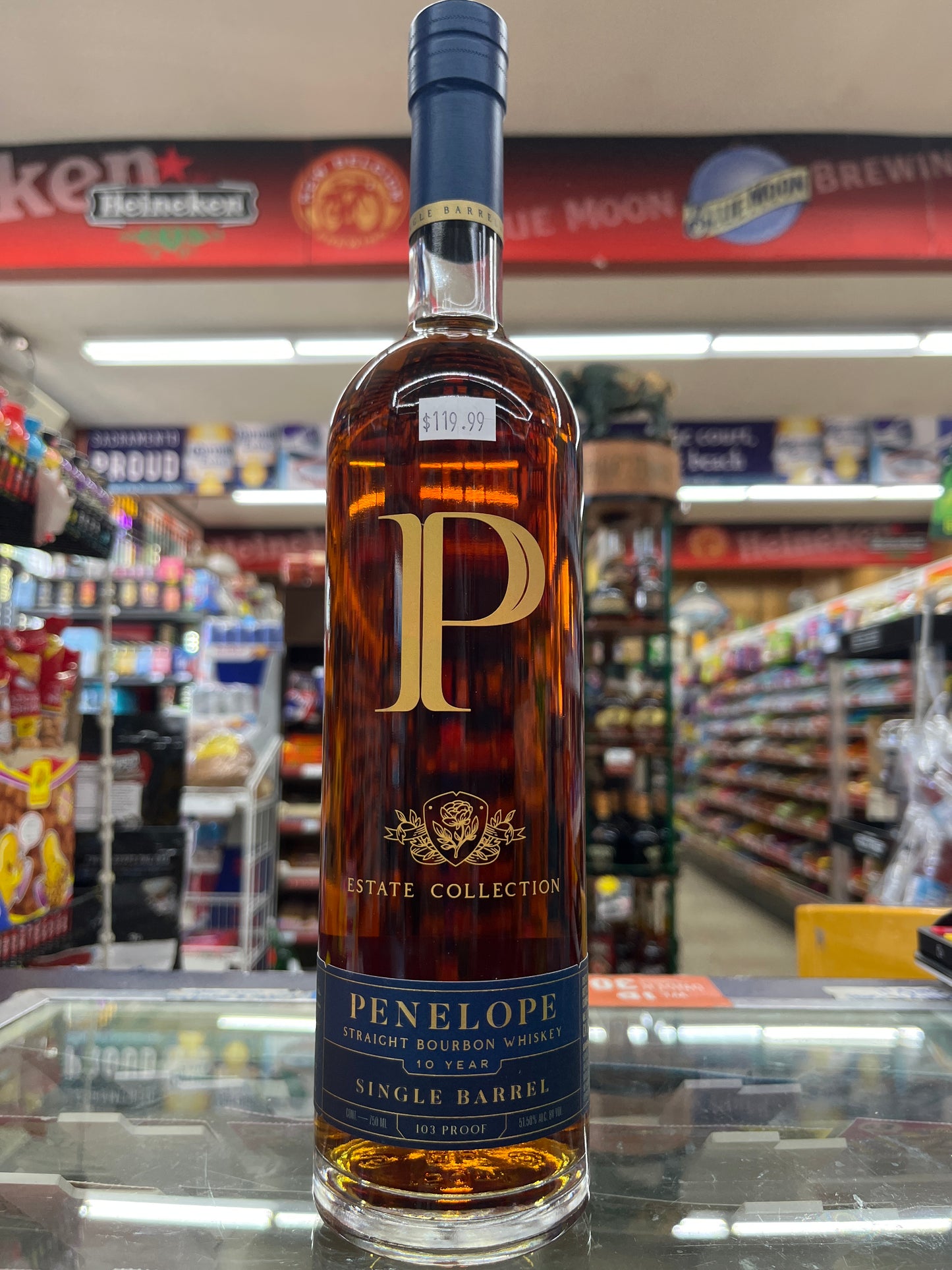Penelope Single Barrel 10 years old Straight Bourbon 750ml