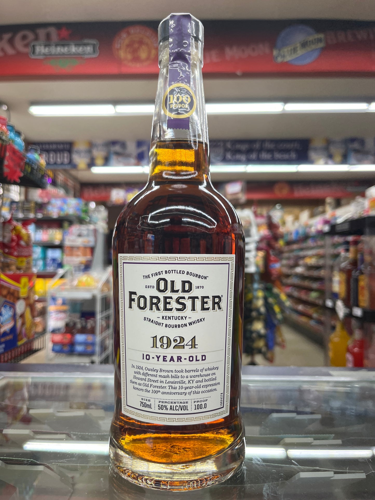 Old Forester 1924 10 Year Old Kentucky Straight Bourbon Whiskey 750ml