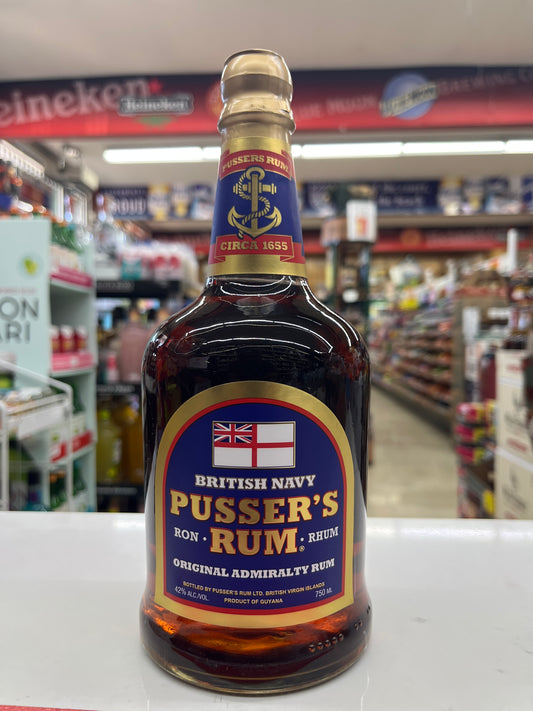 British Navy Pusser's Rum 750ml