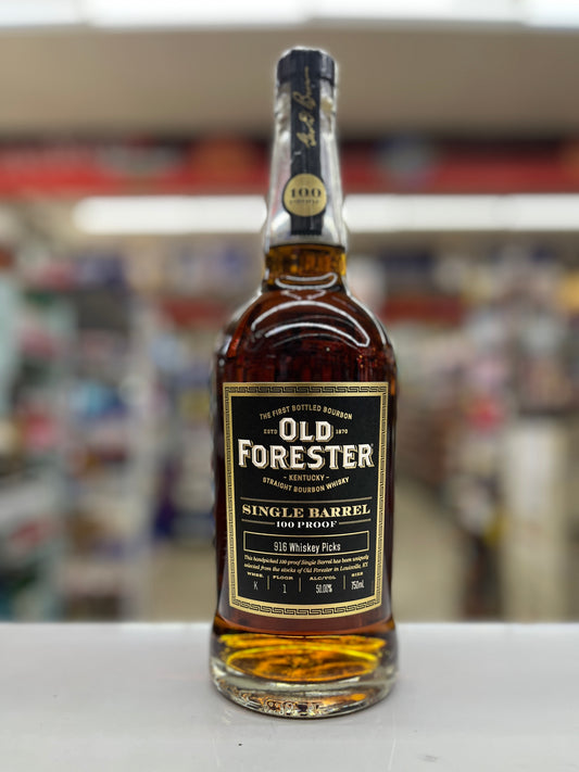 Old Forester Single Barrel 100 proof Store Pick 750ml