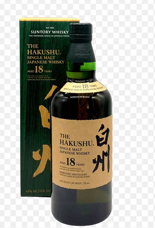 Hakushu 18 years old Japanese Whiskey 750ml