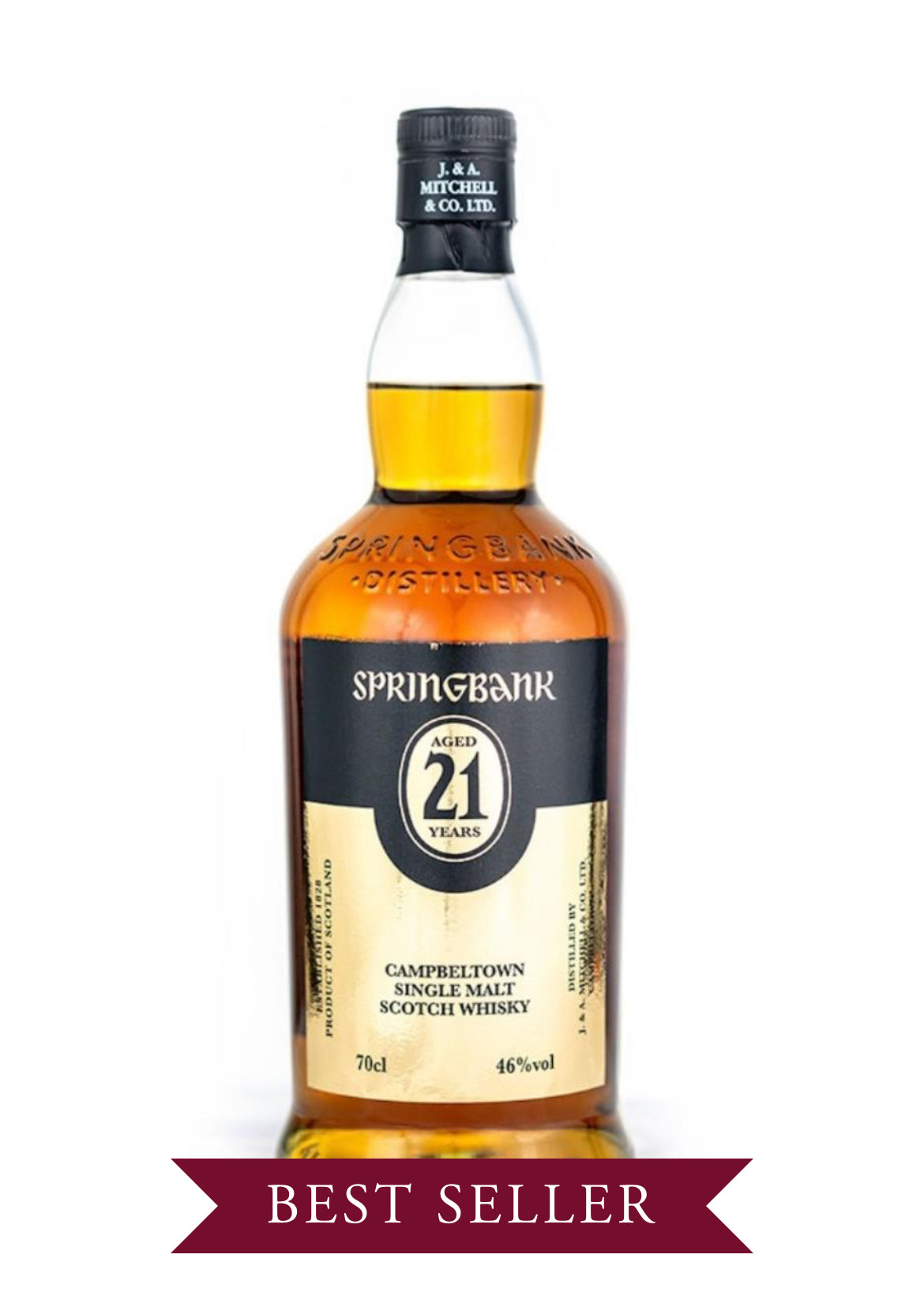 Springbank 21 Yr Single Malt Scotch 700ml