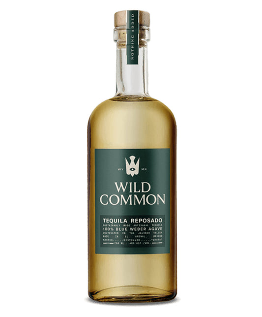 Wild Common Tequila Reposado bottle on a white background