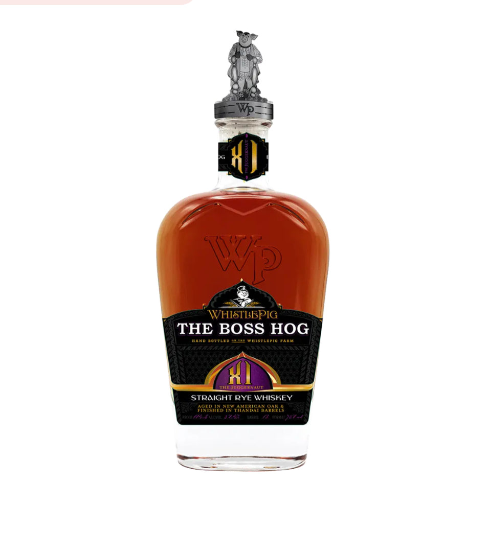 WHISTLEPIG BOSS HOG XI 'THE JUGGERNAUT' STRAIGHT RYE WHISKEY