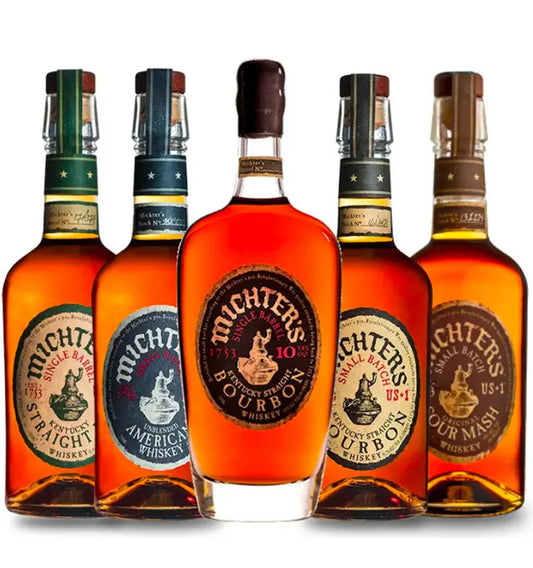 Michters 10 yrs Bourbon 5 Bottles Bundle