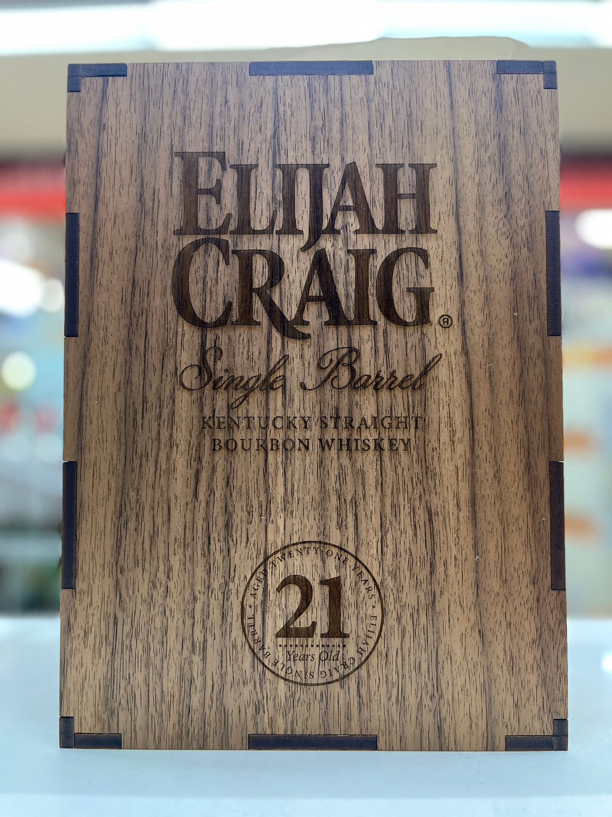Elijah Craig 21 Year Old Single Barrel Bourbon 750ml
